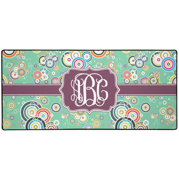 Custom Colored Circles 3XL Gaming Mouse Pad - 35" x 16" (Personalized)