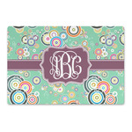 Colored Circles Large Rectangle Car Magnet (Personalized)