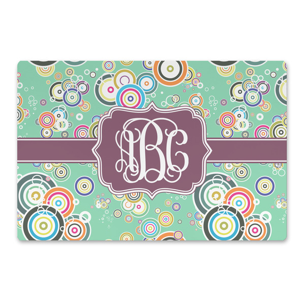 Custom Colored Circles Large Rectangle Car Magnet (Personalized)