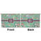 Colored Circles Large Zipper Pouch Approval (Front and Back)