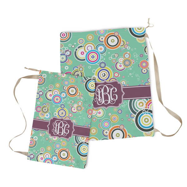 Colored Circles Laundry Bag - Both Bags