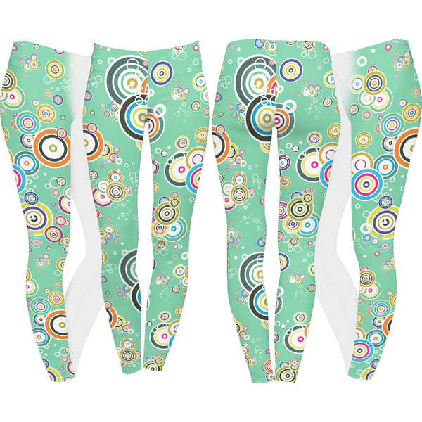 Colored Circles Leggings Turn Around - Apvl