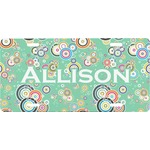 Colored Circles Front License Plate (Personalized)