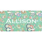 Colored Circles Front License Plate (Personalized)