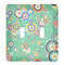 Colored Circles Light Switch Cover (2 Toggle Plate)