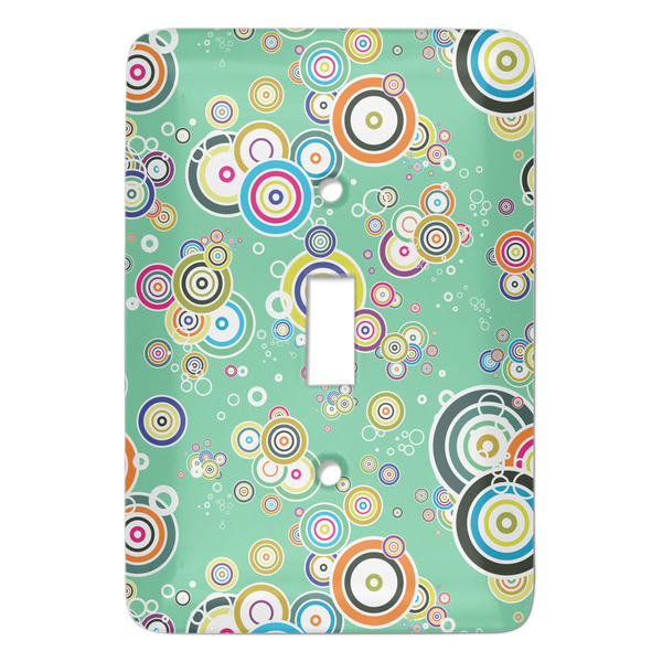 Custom Colored Circles Light Switch Cover
