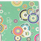 Colored Circles Linen Placemat - DETAIL