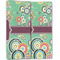 Colored Circles Linen Placemat - Folded Half (double sided)