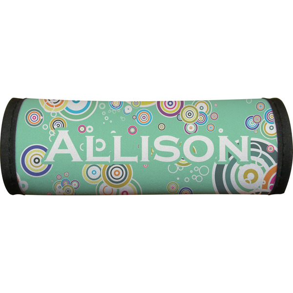 Colored Circles Luggage Handle Wrap