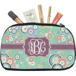 Colored Circles Makeup / Cosmetic Bag - Medium (Personalized)