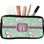 Colored Circles Makeup / Cosmetic Bag - Small (Personalized)