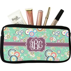 Colored Circles Makeup / Cosmetic Bag (Personalized)