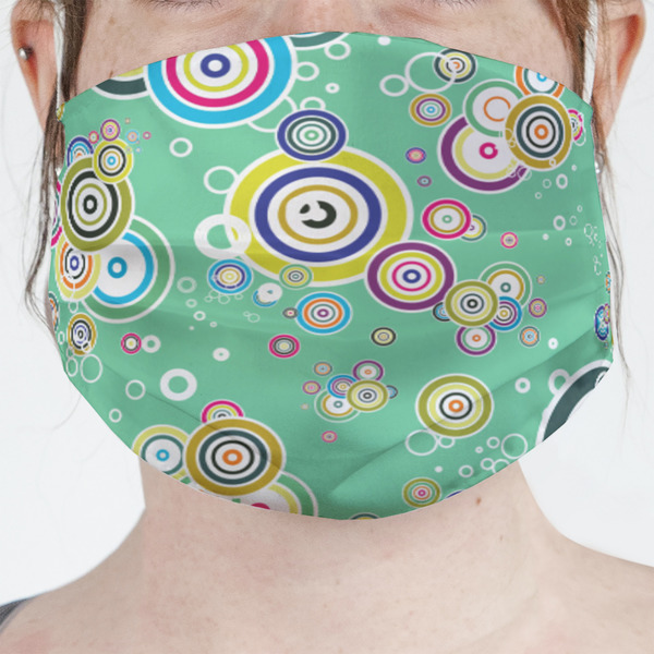 Custom Colored Circles Face Mask Cover