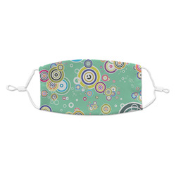 Colored Circles Kid's Cloth Face Mask - Standard