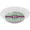 Colored Circles Melamine Bowl (Personalized)