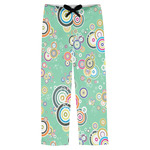 Colored Circles Mens Pajama Pants - S