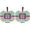 Colored Circles Metal Benilux Ornament - Front and Back (APPROVAL)