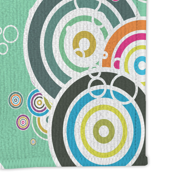 Colored Circles Microfiber Dish Rag - DETAIL