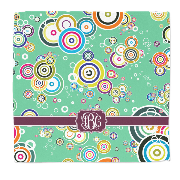 Custom Colored Circles Microfiber Dish Rag (Personalized)
