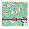 Colored Circles Microfiber Dish Rag - Front/Approval