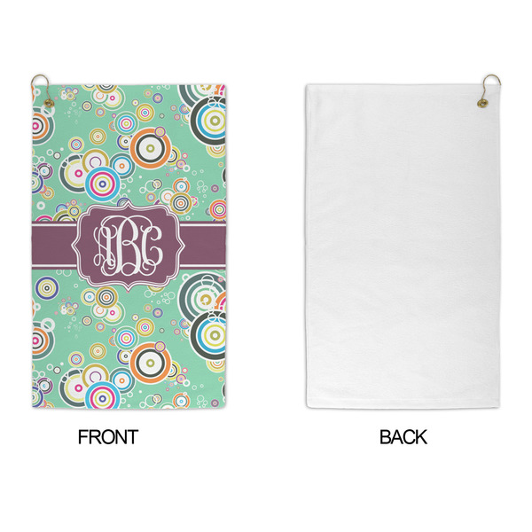 Colored Circles Microfiber Golf Towels - APPROVAL