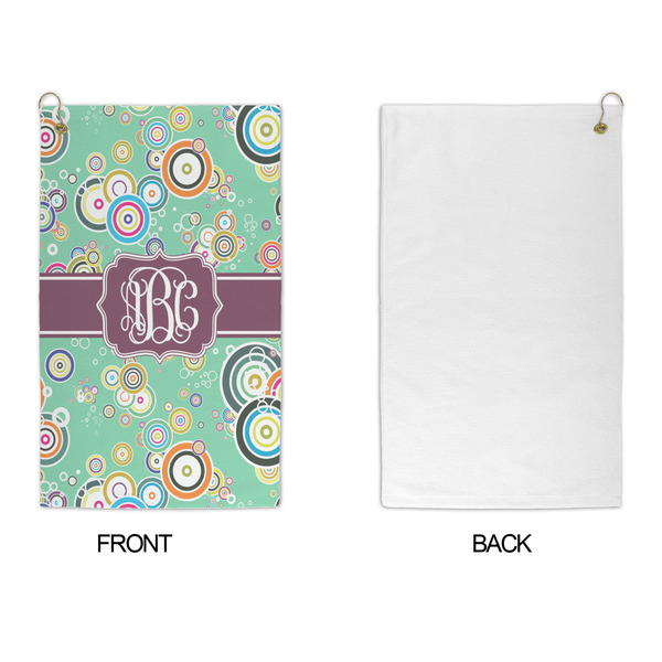 Colored Circles Microfiber Golf Towels - APPROVAL