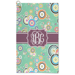 Colored Circles Microfiber Golf Towel (Personalized)