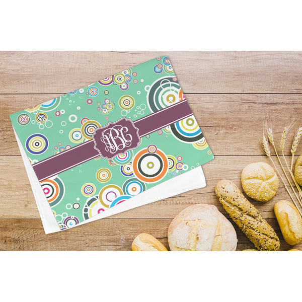 Colored Circles Microfiber Kitchen Towel - LIFESTYLE