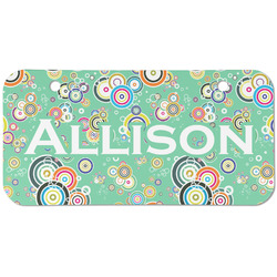Colored Circles Mini/Bicycle License Plate (2 Holes) (Personalized)