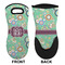 Colored Circles Neoprene Oven Mitt (Front & Back)