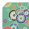 Colored Circles Octagon Placemat - Single front (DETAIL)