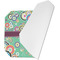 Colored Circles Octagon Placemat - Single front (folded)