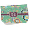 Colored Circles Burp Cloth - Fleece w/ Monogram