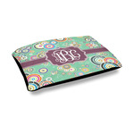 Colored Circles Outdoor Dog Bed - Medium (Personalized)