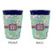 Colored Circles Party Cup Sleeves - without bottom - Approval