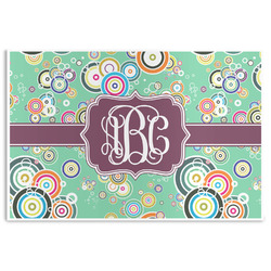 Colored Circles Disposable Paper Placemats (Personalized)
