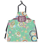 Colored Circles Apron Without Pockets w/ Monogram