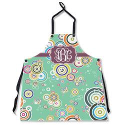 Colored Circles Apron Without Pockets w/ Monogram
