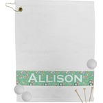 Colored Circles Golf Bag Towel (Personalized)