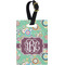 Colored Circles Personalized Rectangular Luggage Tag