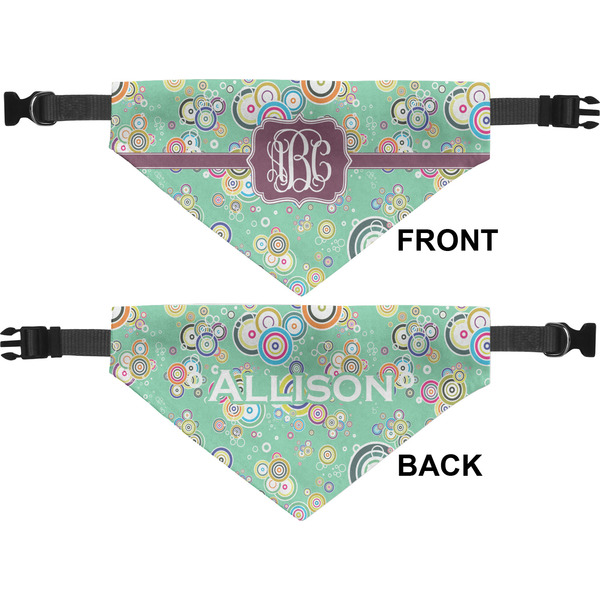 Colored Circles Pet Bandana Approval