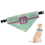 Colored Circles Dog Bandana - Small (Personalized)