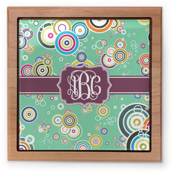 Colored Circles Pet Urn w/ Monogram