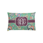Colored Circles Pillow Case - Toddler w/ Monogram