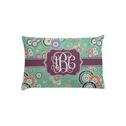 Colored Circles Pillow Case - Toddler w/ Monogram