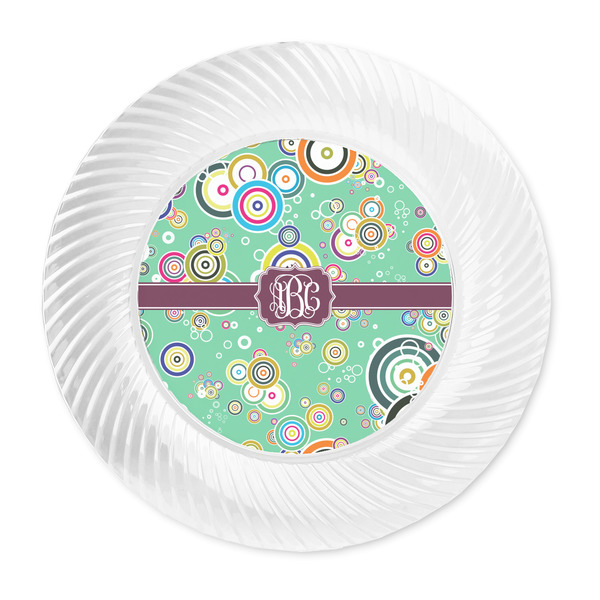 Colored Circles Plastic Party Dinner Plates - Approval