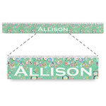 Colored Circles Plastic Ruler - 12" (Personalized)