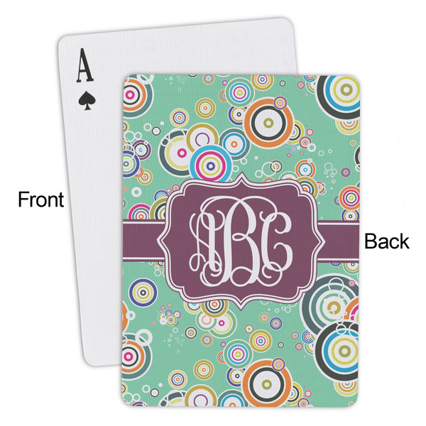 Colored Circles Playing Cards - Approval