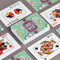 Colored Circles Playing Cards - Front & Back View