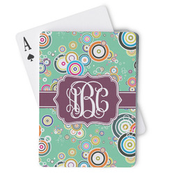 Colored Circles Playing Cards (Personalized)